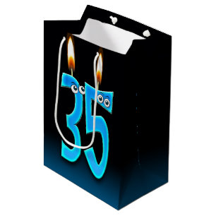 35. Geburtstagskandale Mittlere Geschenktasche Geschenktüte