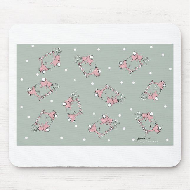 35) Golf-Entwurf von Tony Fernandes Mousepad (Vorne)