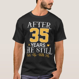 35. Hochzeitsjubiläum-Jubiläum-Jubiläum-Jubiläum-J T-Shirt