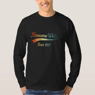 35. Hochzeitstag für ihre Phantastische Ehefrau se T-Shirt