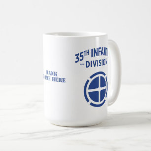 35. Infanterie-Division-Abzeichen Kaffeetasse