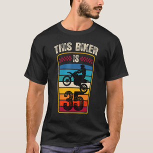 35 Jahre alt Geburtstagsparty 35. Familienrad m T-Shirt