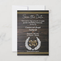 35-jähriges Jubiläum Holz & Gold Save the Date