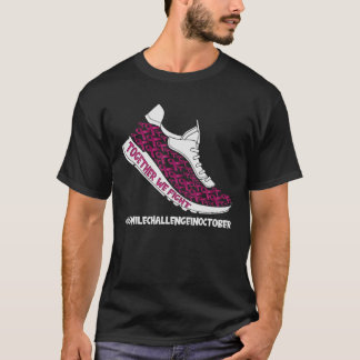 35 Mile Challenge Oktober Kampf Brustkrebs Awa T-Shirt