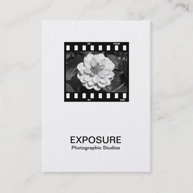 35 mm Film Frame 01 (Platinum) Visitenkarte (Vorderseite)