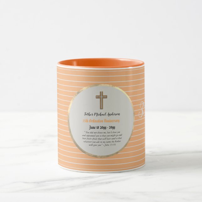 35. Ordination Jubiläumskoralle - JEDE CLERGIE Tasse (Zentrum)