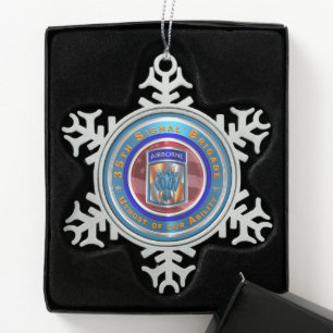 35. SIGNAL BRIGADE SCHNEEFLOCKEN Zinn-Ornament