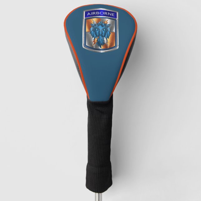 35. Signalbrigade-Im Flugzeug Golf Headcover (Vorderseite)
