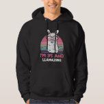35 Year Old Bday Llamazing 35th Birthday Llama Hoodie<br><div class="desc">Retro Vintage Style Birthday Gift Design Perfect To Pair With Shorts,  Leggings Or Jeans For A Casual Yet Trendy Look. Humorous Funny Humor Birthday Gift Outfit For Family Member,  Loved One Or Yourself. Matches Loads Of Clothes. GET YOURS TODAY!</div>