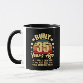 35 Years Ago All Parts Original 35th Birthday Tasse