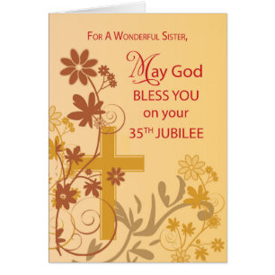 35e Jubilé Anniversaire Croix de la Nun, Fleurs, F