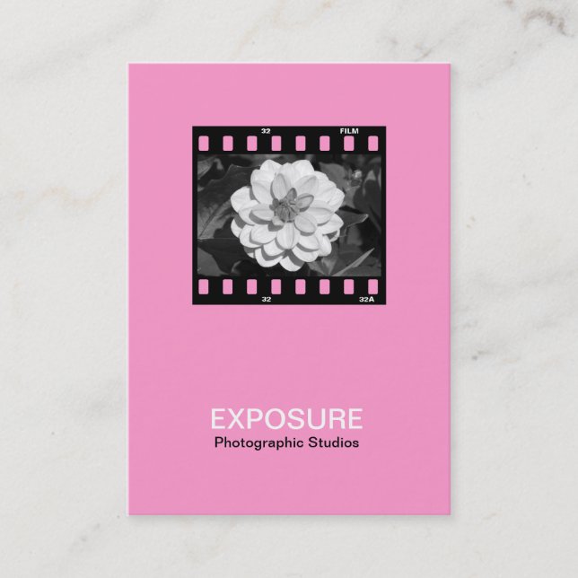 35mm Film-Spant 01 - Rosa Visitenkarte (Vorderseite)