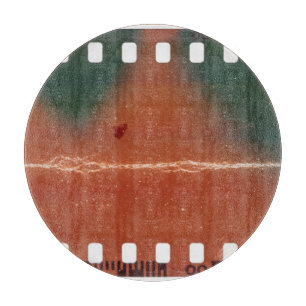 35mm Filmstreifen Start, coole Kratzer. Schneidebrett