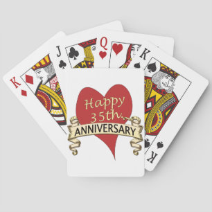 35th. Anniversary Spielkarten