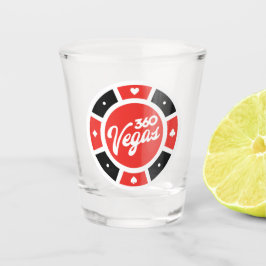 360-Chip-Rücken-Logo Schnapsglas