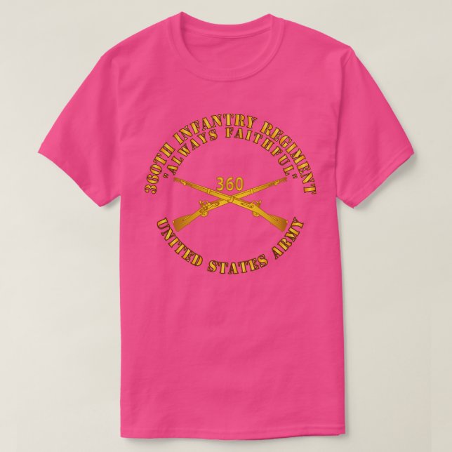 360. Infanterie-Regiment immer treu mit Br X T-Shirt (Design vorne)