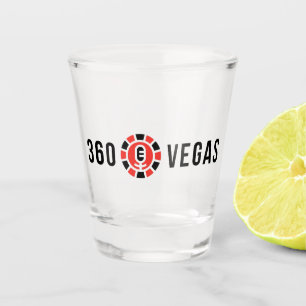 360 Podcast-Logo Schnapsglas