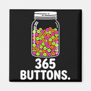365 Buttons Glas Meme Rebranding Zielverfolgung Magnet