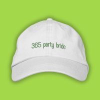 365 Party Bride Green Pop Girl Summer Vater Hat