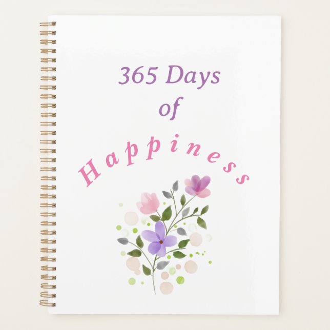 365 Tage des Glücks Planer (Vorderseite)