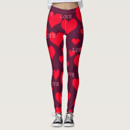 365 Tage Yoga. Tag 6. Herzen und Lieben Leggings