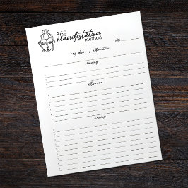 369 Manifestationsmethode, Anziehungsgesetz Notizblock