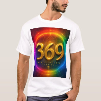 369 Meditationsserie Gold | Tesla 3-6-9 Methode T-Shirt