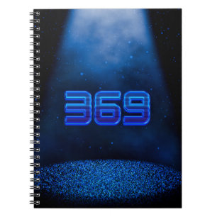 369 numerology angel number journal notebook notizblock