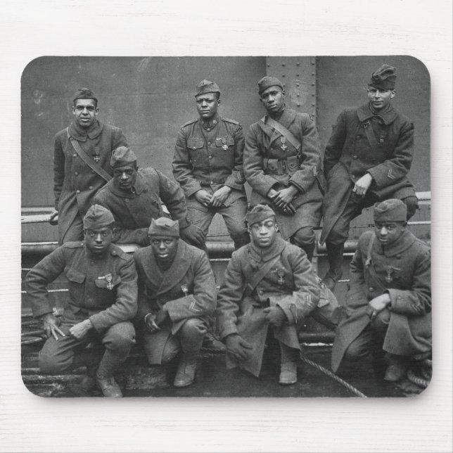 369th New- YorkNationalgarde Harlem Hellfighters Mousepad (Vorne)