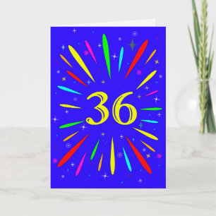 36. Birthday Explosion Card Karte