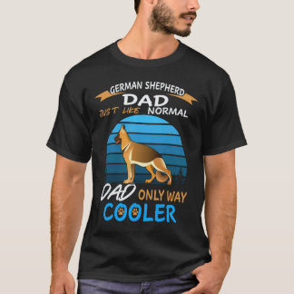 36 deutscher Schäferhund-Vater, genau wie ein norm T-Shirt