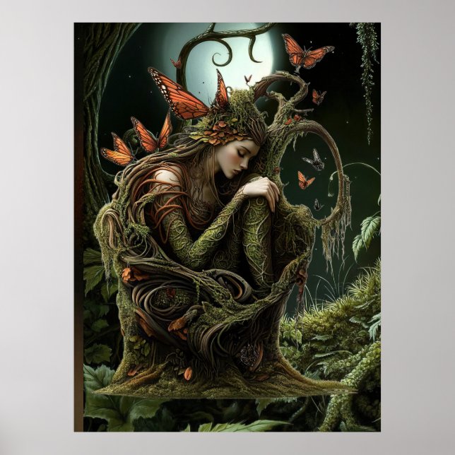 *~* 36 FD3 Earth Keeper Guardian Surreal Poster (Vorne)