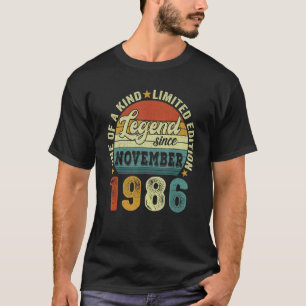 36. Geburtstag 36 Jahre Junge Legende seit Novembe T-Shirt