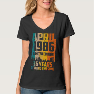 36. Geburtstag 36 Jahre Phantastisch seit April 19 T-Shirt