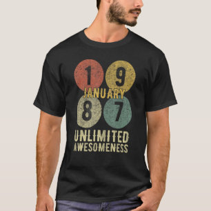 36. Geburtstagsidee 36 Jahre alt für Damen und Her T-Shirt