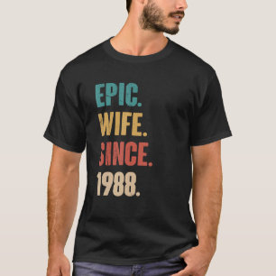 36. Hochzeitstag Beste Epische Ehefrau seit T-Shirt
