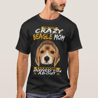 36 Ich bin die verrückte Beagle-Mama Beagle T-Shirt