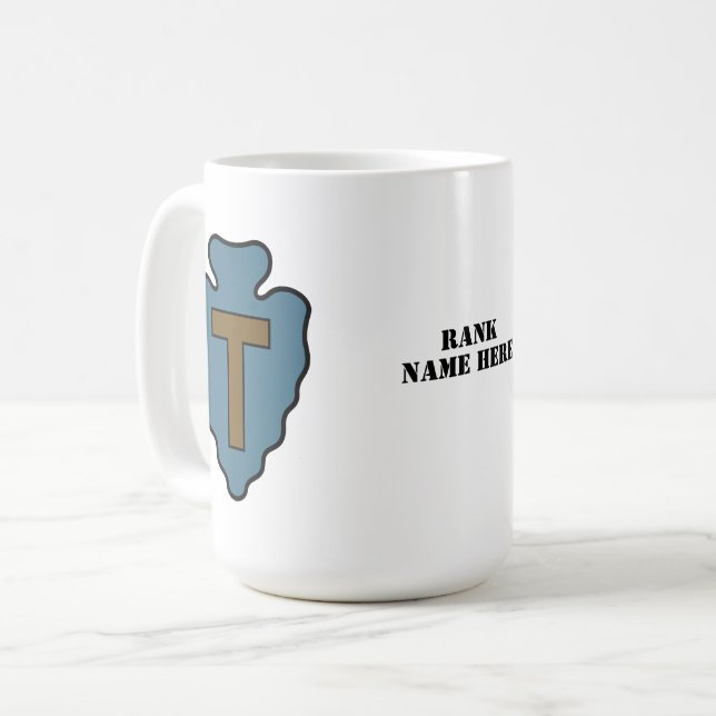 36. Infanterie-Division-Abzeichen - anpassbar Kaffeetasse (Vorderseite Links)