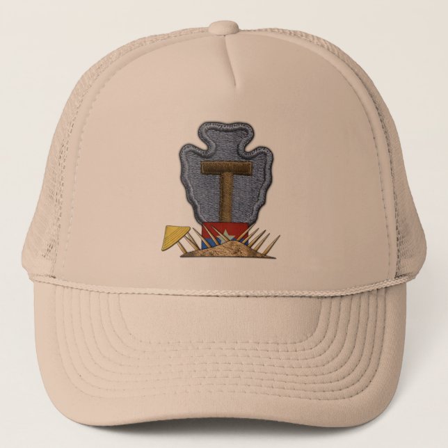 36. Infanterie-Division vietnam War Vets Patch Hat Truckerkappe (Vorderseite)