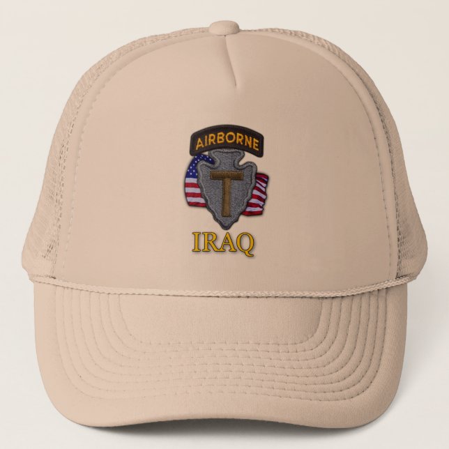 36. Infanterieabteilung veterans vietnam iraq Hat Truckerkappe (Vorderseite)