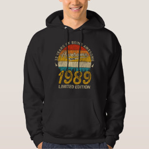 36 Jahre alt 1989 Retro Phantastisch 36. Geburtsta Hoodie