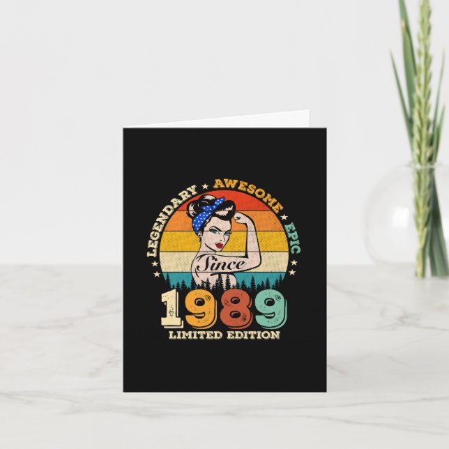 36 Jahre Vintager Geburtstag Karte (Vorderseite)