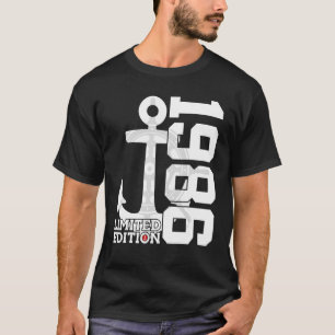 36-Jahres-Kapazität 1986 Sailor 36. Geburtstag T-Shirt