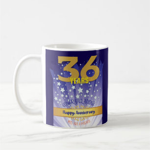 36-jähriges Jubiläum der Erholung CUSTOM Kaffeetasse