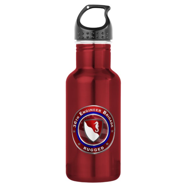36. Pionierbrigade  Edelstahlflasche (Vorderseite)