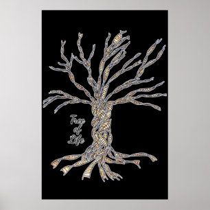 36 " x 24" Poster, schwarz Poster