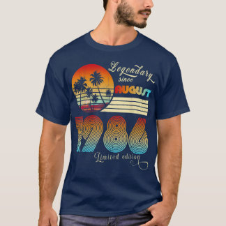 36 Years Old Ohrts Legend Since August 1986th Birt T-Shirt