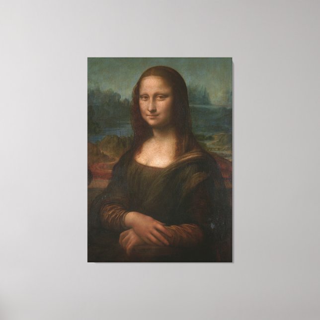 36x48 Mona Lisa Leinwanddruck (Vorderseite)
