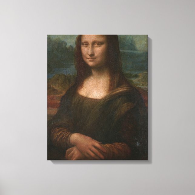 36x48 Mona Lisa Leinwanddruck (Vorderseite)