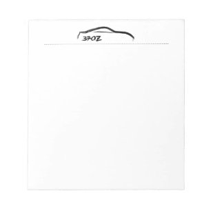 370Z Schwarze Silhouette Notebooks Notizblock